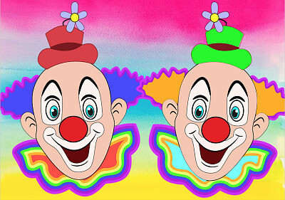 פאזל של Gentils clowns