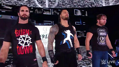 Roman reigns, dean Ambrose, Seth Rollins