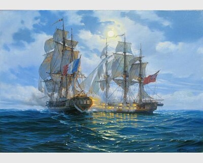 ships at night jigsaw puzzle