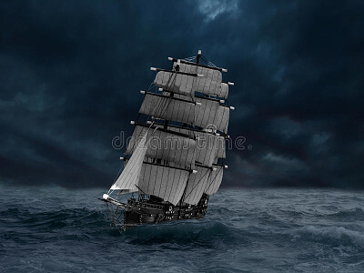 פאזל של Ship in Storm 4