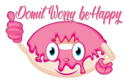 Donut Worry Be Happy jigsaw puzzle