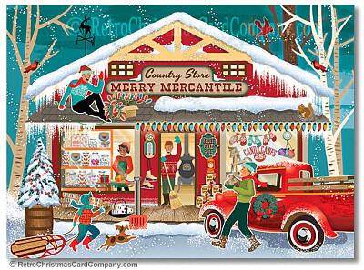 Vintage Christmas Store jigsaw puzzle