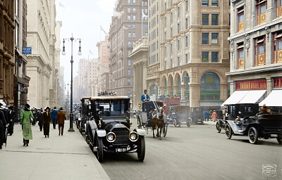 פאזל של 1915 - Fifth Avenue, south from Thirty-sixth Stree