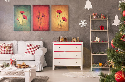 christmas white room jigsaw puzzle