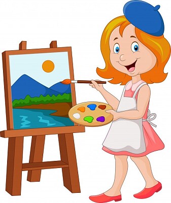 פאזל של SHE IS PAINTING