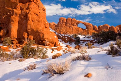 en hiver dans l 'Utah