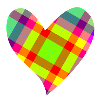 פאזל של Plaid Heart