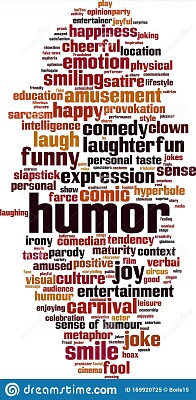 פאזל של humor-word-cloud