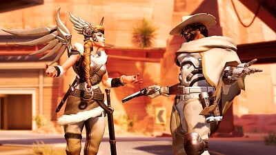 Mercy and Mccree jigsaw puzzle