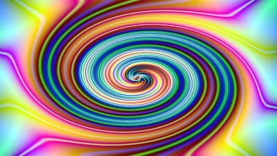 Colorful-abstract-vortex jigsaw puzzle