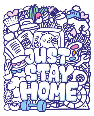 just-stay-home jigsaw puzzle