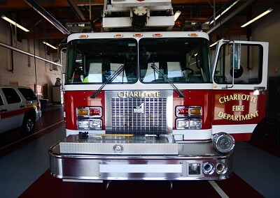 Charlotte Fire Department fire engine