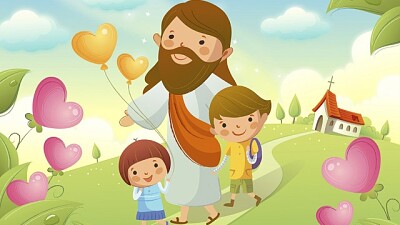 Jesus e as crianÃ§as