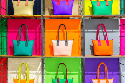 Vibrant Color Bags jigsaw puzzle