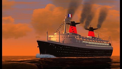 S S France The Elegant Ocean Liner