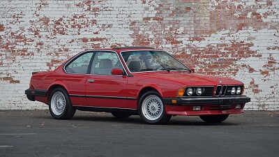 1987 BMW M6 coupÃ©, in Cinnabar Red