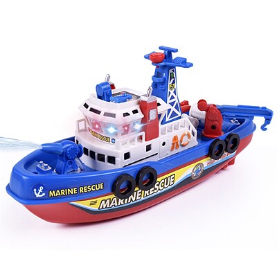 electric spray model toy boat