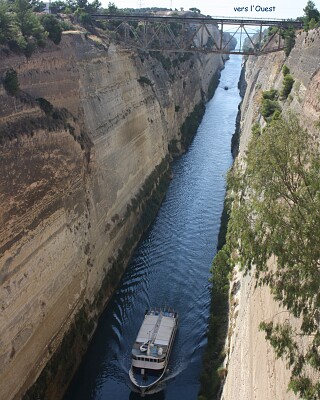 Canal de Corinthe (Grece)