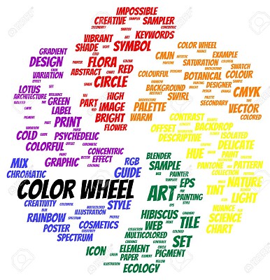 color-wheel-word-cloud jigsaw puzzle