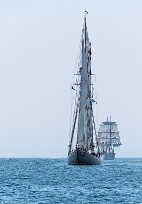 Bluenose ll and Eagle - Halifax, Nova Scotia