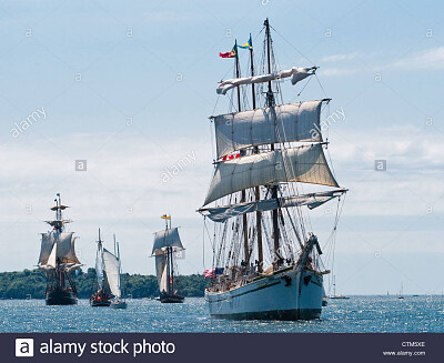 The barquentine Gazela in Halifax Harbour, Nova Sc