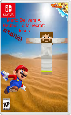 פאזל של Merio delivers a red bull to minecraft Jesus