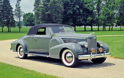 1938 Cadillac Model 75 Convertible Coupe