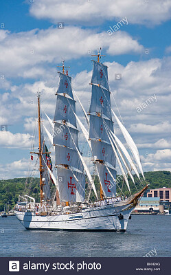 The Portuguese barque Sagres II in Halifax
