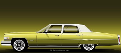 פאזל של 1976 Cadillac Fleetwood Brougham