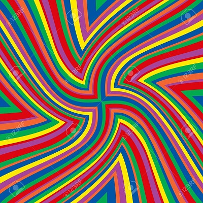 rainbow colored lines
