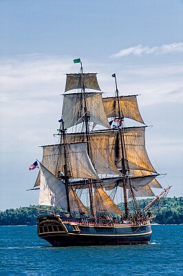 The Bounty leaving Halifax