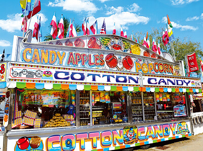 Cotton Candy Concession Stand