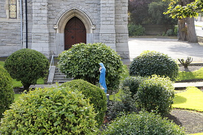 Statue in Church Yard, Dublin, Ireland