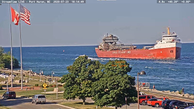 m/v Frontenac   flags