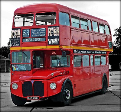 London old red bus