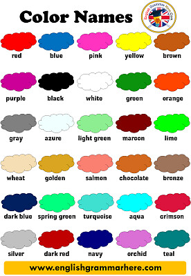 Color Names jigsaw puzzle