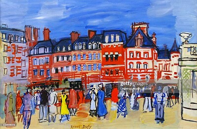 Dufy maisons rouges