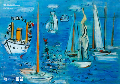 Dufy voiles en bleu