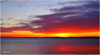 sunset , Garda