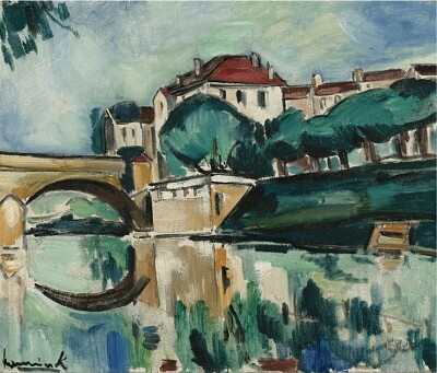 פאזל של Vlaminck le pont de Poissy