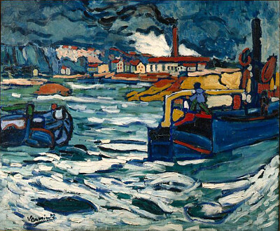 Vlaminck barges jigsaw puzzle