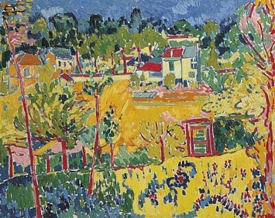 Vlaminck banlieue jigsaw puzzle