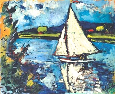 Vlaminck voilier blanc Chatou