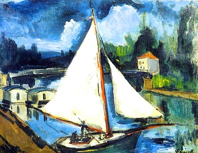 Vlaminck Chatou voile blanche