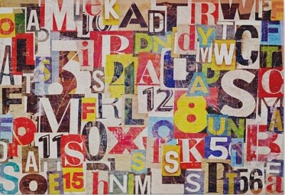 Letter Collage jigsaw puzzle