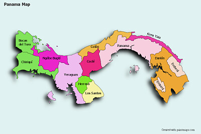 MAPA DE PANAMA jigsaw puzzle