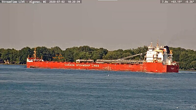 m/v Baie Comeau on the St Clair River jigsaw puzzle