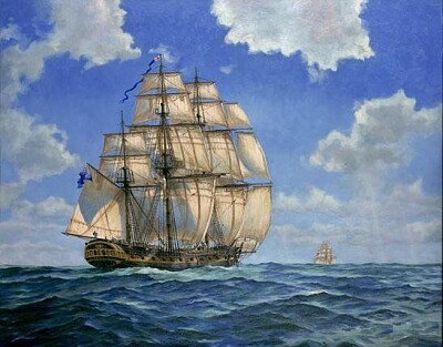 18th Century Royal Navy frigate