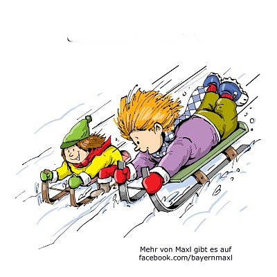 Maxl fÃ¤hrt Schlitten