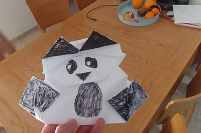 Jonathan 's Origami Panda jigsaw puzzle